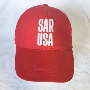 Shot Show SAR USA Velcro Adjustable Cap Shot Show White Black #812